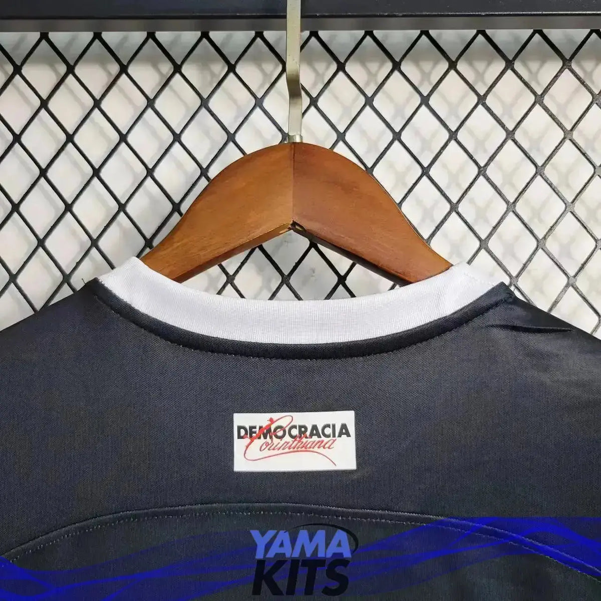 Maillot Femme Corinthians Extérieur "Noir" 2023/2024 YamaKits Foot