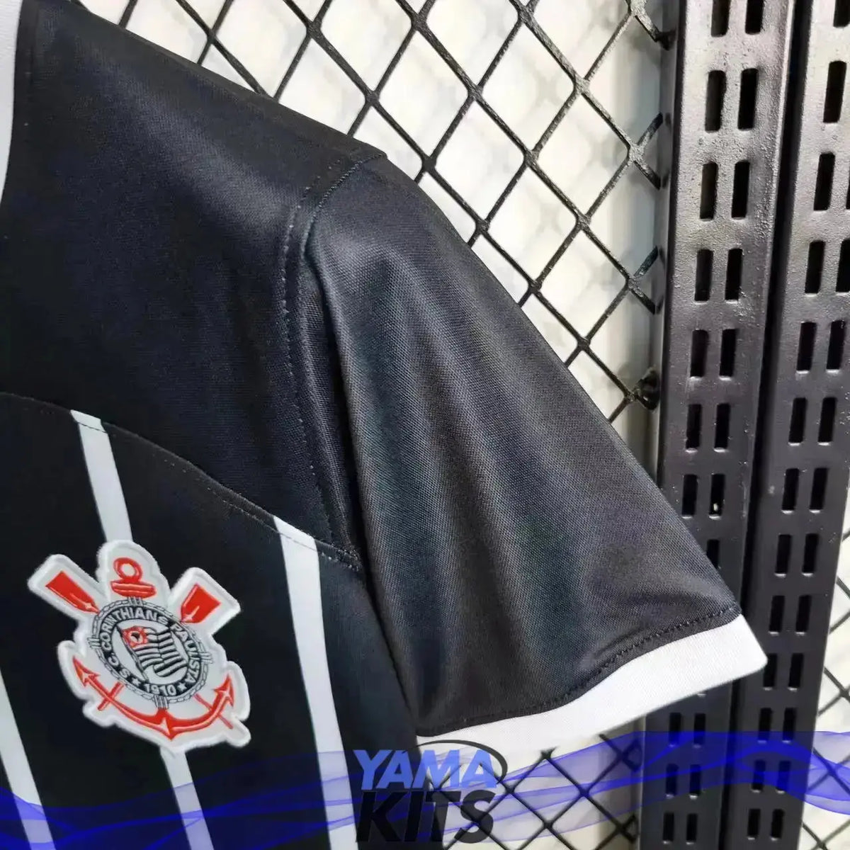 Maillot Femme Corinthians Extérieur "Noir" 2023/2024 YamaKits Foot