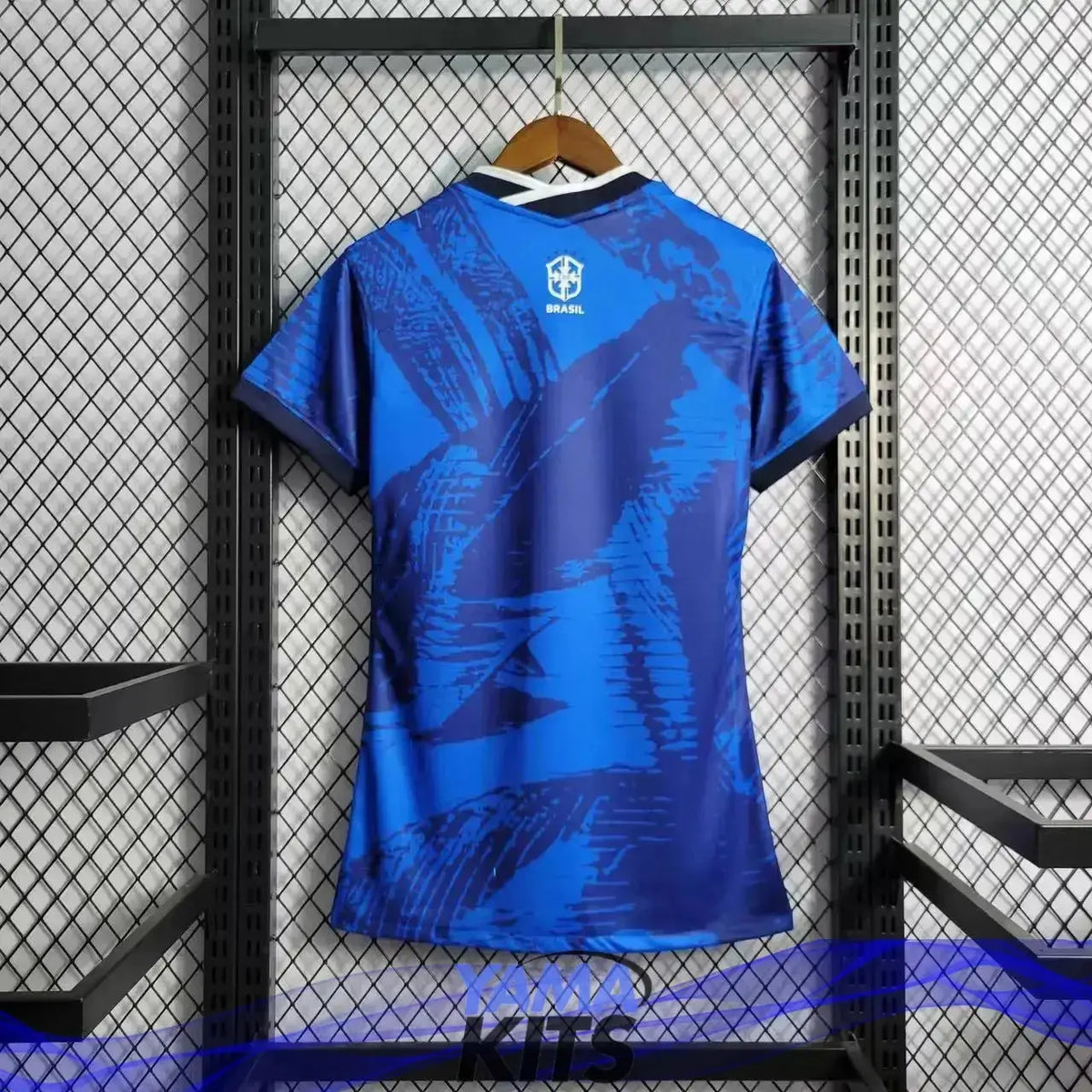 Maillot Femme du Brésil/Brazil concept "bleu" 2024 YamaKits Foot