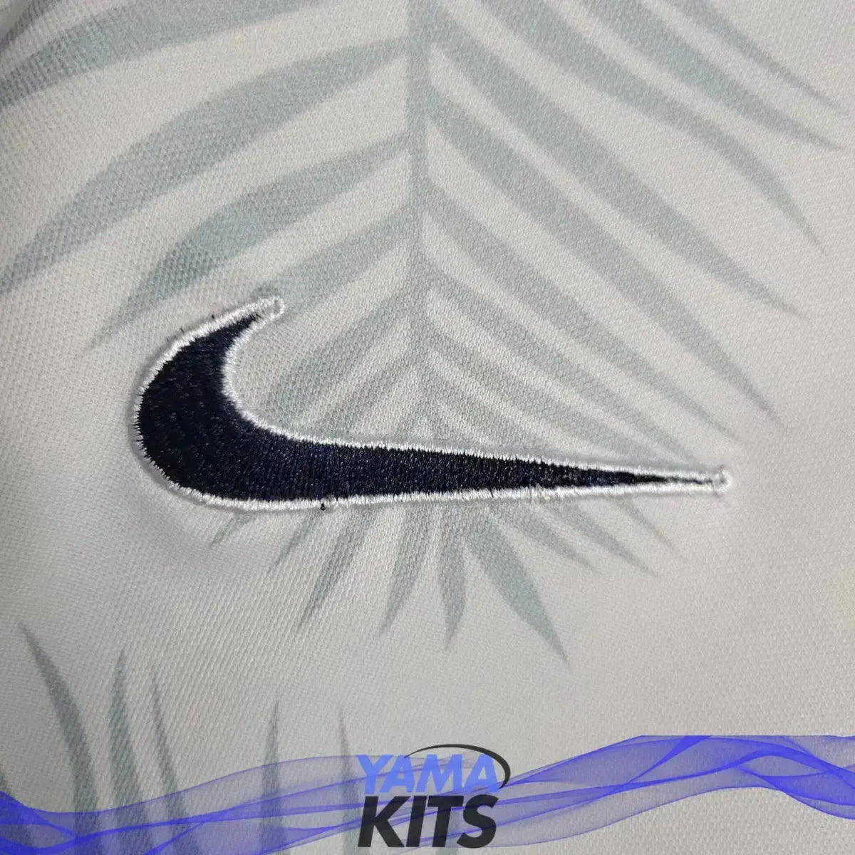 Maillot Femme du Brésil Concept « feuilles bleues » YamaKits Foot