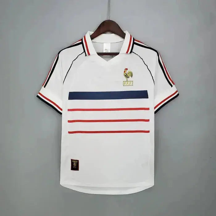 Maillot France Retro CDM "Blanc" 1998 YamaKits Foot