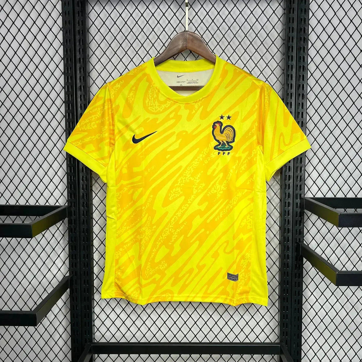 Maillot Gardien France Jaune 2024-2025 YamaKits Foot