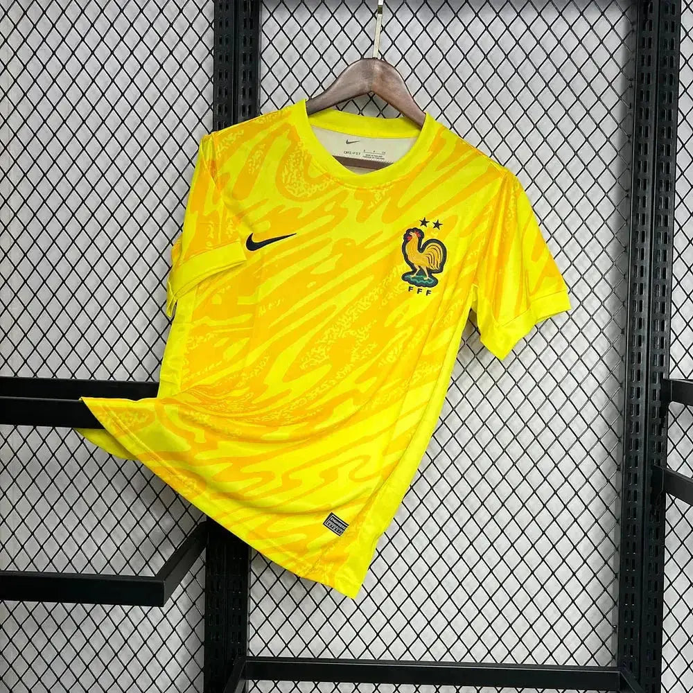 Maillot Gardien France Jaune 2024-2025 YamaKits Foot