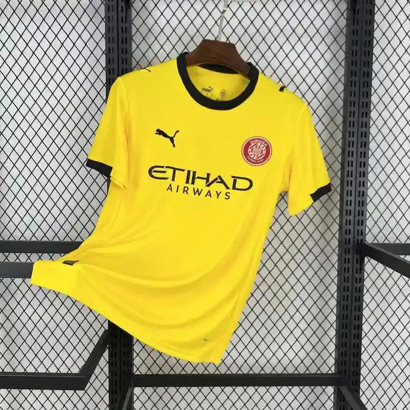 Maillot Gérone extérieur "jaune" 2025/2026 YamaKits Foot