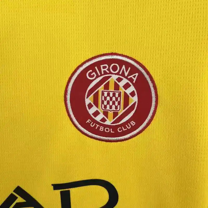 Maillot Gérone extérieur "jaune" 2025/2026 YamaKits Foot