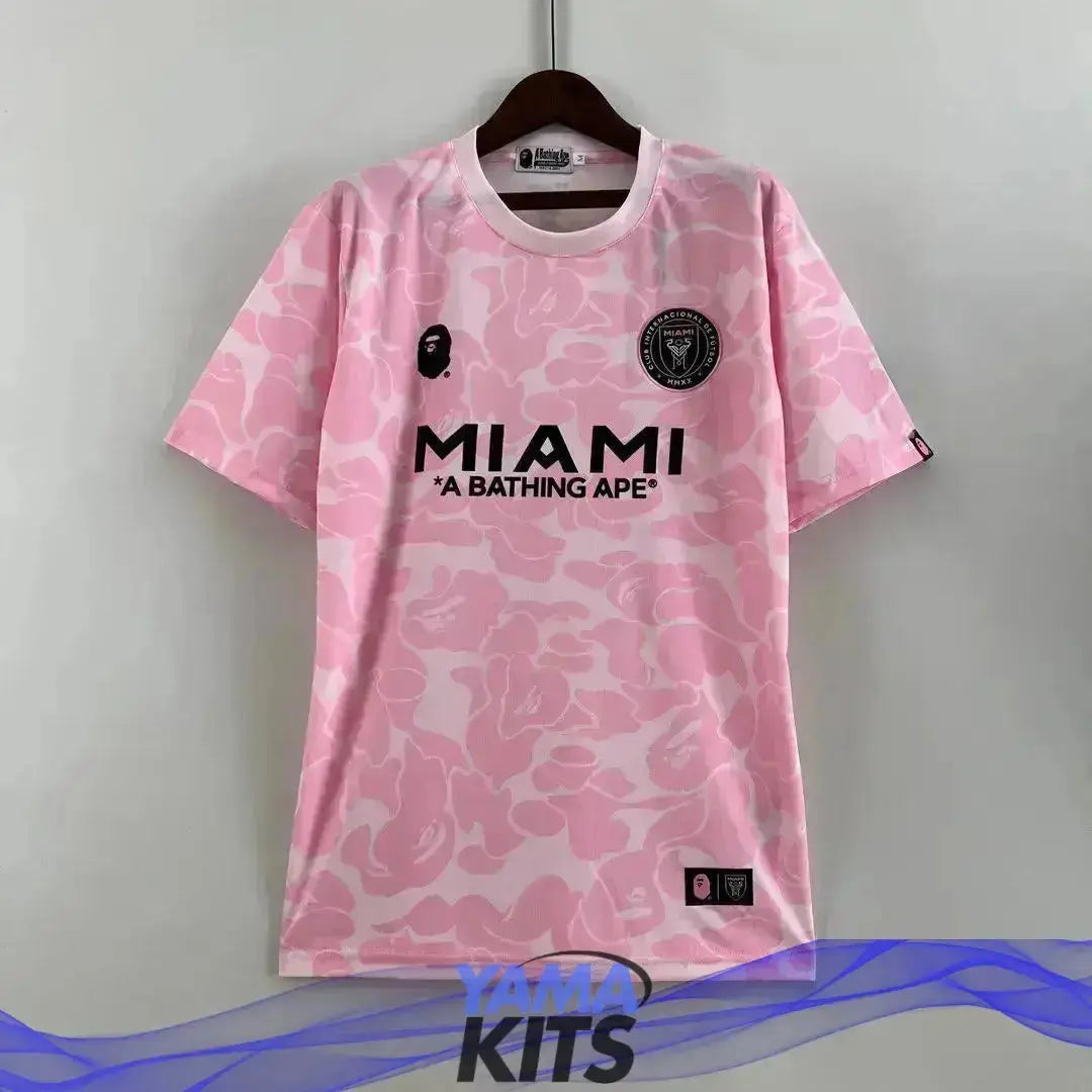 Maillot Inter Miami x Bape Concept "Rose" 2023/2024 YamaKits Foot
