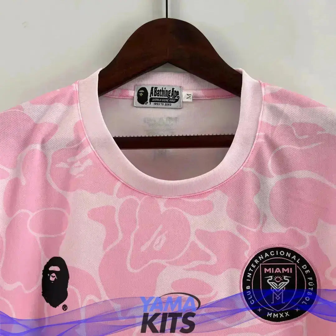 Maillot Inter Miami x Bape Concept "Rose" 2023/2024 YamaKits Foot