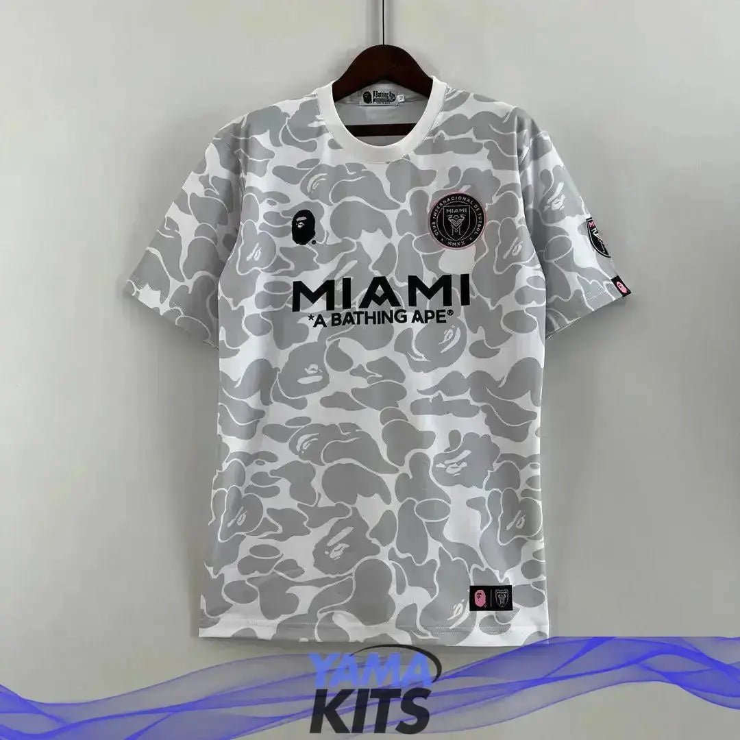 Maillot Inter Miami x Bape Concept "gris" 2023/2024 YamaKits Foot