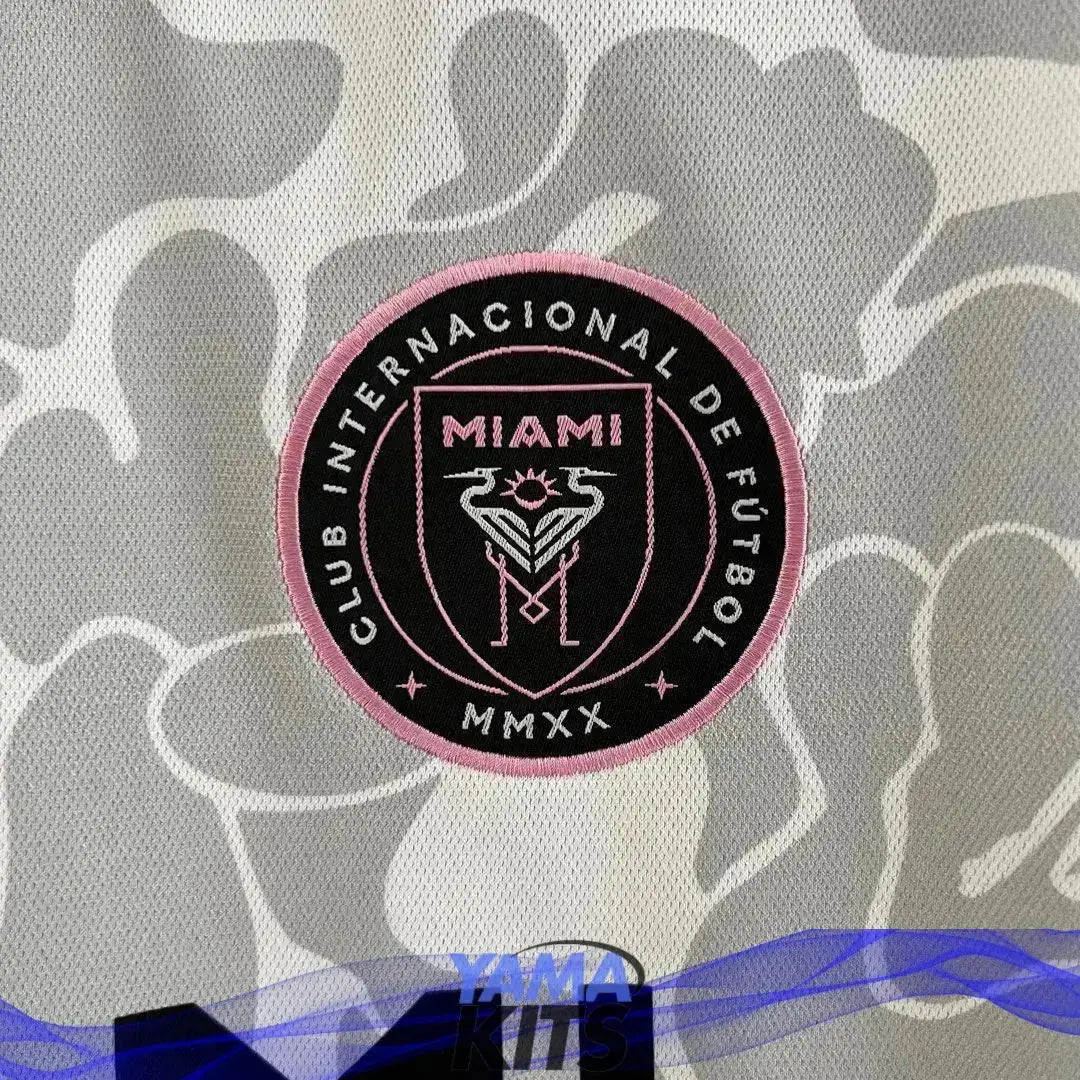 Maillot Inter Miami x Bape Concept "gris" 2023/2024 YamaKits Foot