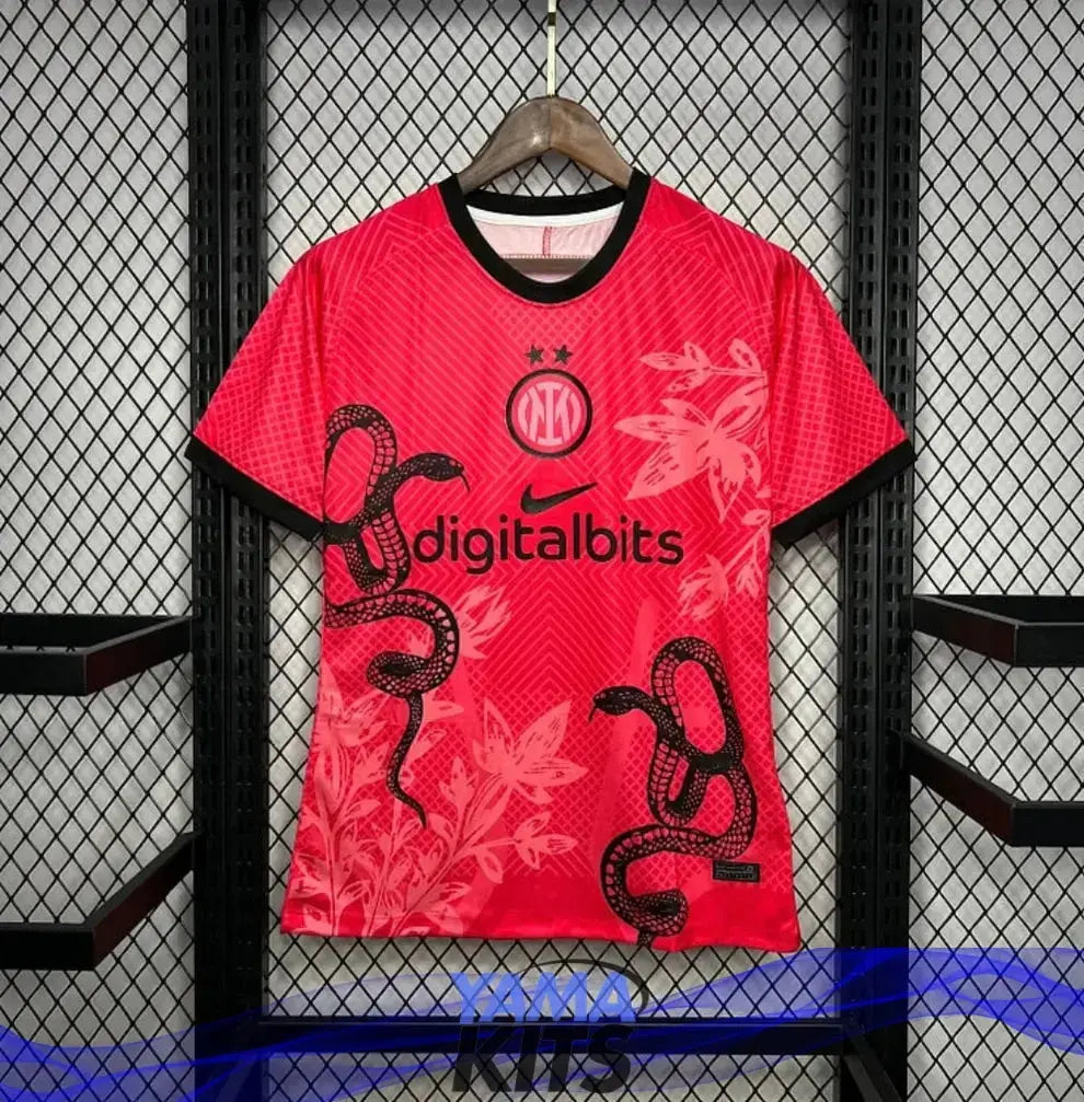 Maillot Inter Milan concept « rouge serpent » 2024/2025 YamaKits Foot