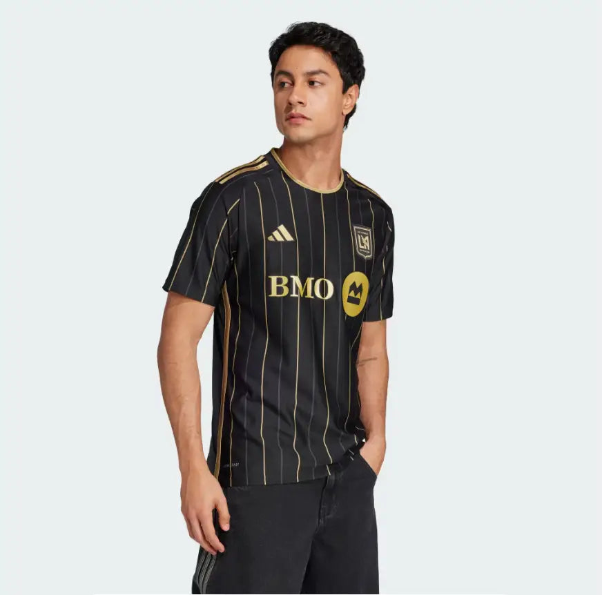 Maillot Los Angeles Domicile "Noir,or" 2024/2025 YamaKits Foot