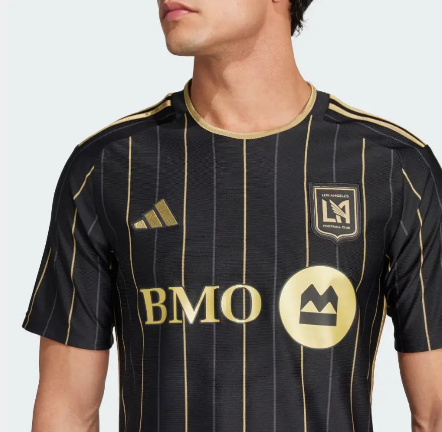 Maillot Los Angeles Domicile "Noir,or" 2024/2025 YamaKits Foot
