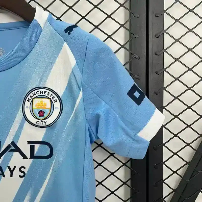 Maillot Manchester City enfant domicile 2025/2026 YamaKits Foot