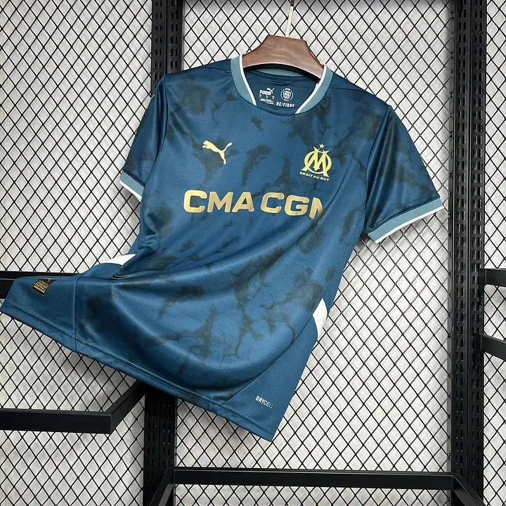 Maillot Marseille extérieur "Bleu" 2024/2025 YamaKits Foot