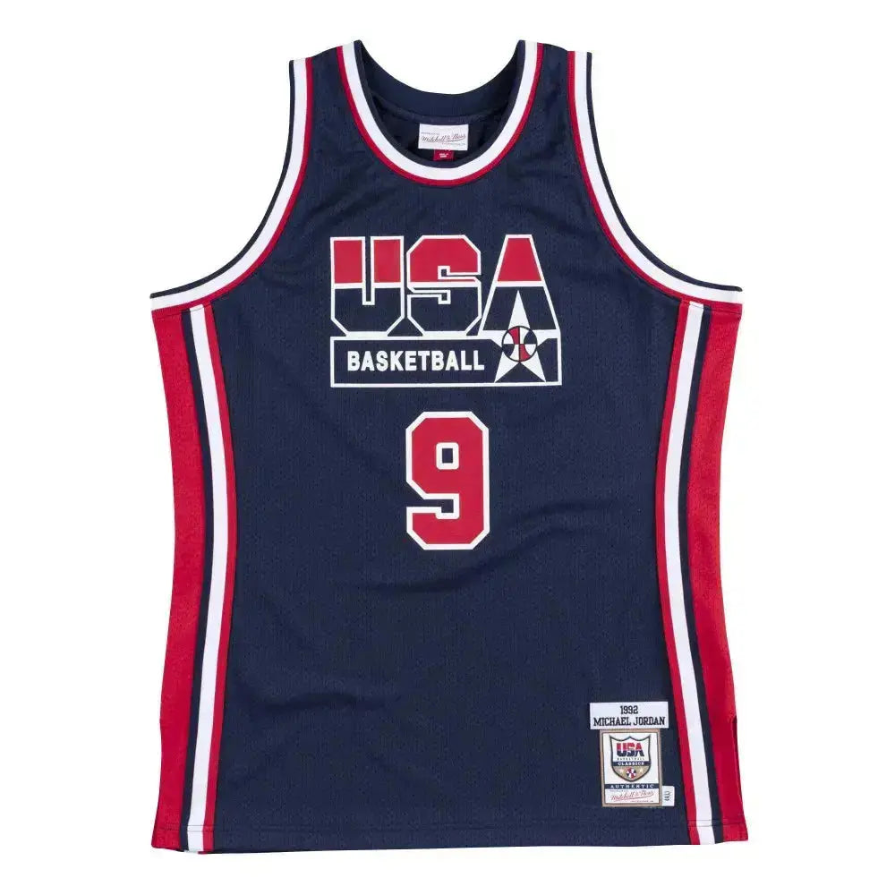 Maillot Michael Jordan Dream Team 92 USA Bleu Mitchell & Ness YamaBasketball