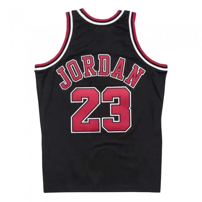 Maillot NBA Michael Jordan Chicago Bulls Noir '97 Mitchell & Ness - Édition Road YamaBasketball