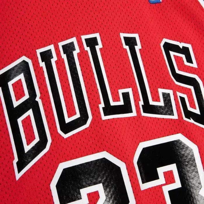 Maillot NBA Michael Jordan Chicago Bulls Rouge 1991-92 Mitchell & Ness YamaBasketball