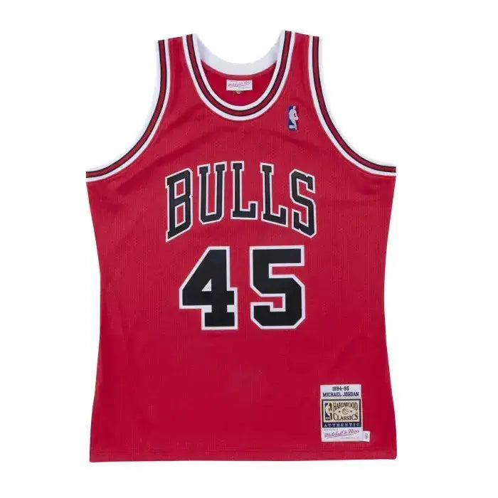 Maillot NBA Michael Jordan Chicago Bulls Rouge 1994-95 Mitchell & Ness - Édition I'm Back Road YamaBasketball