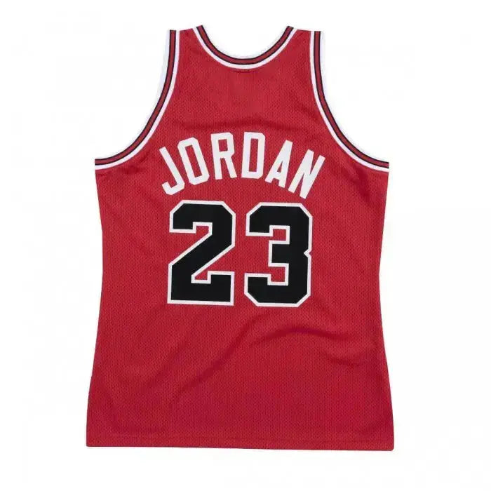 Maillot NBA Michael Jordan Chicago Bulls Rouge '88 Mitchell & Ness - Édition The Shot YamaBasketball