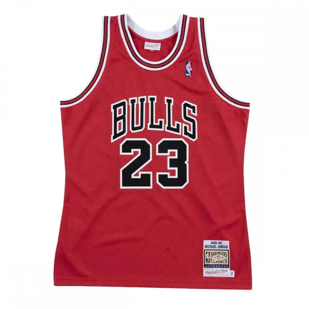 Maillot NBA Michael Jordan Chicago Bulls Rouge '88 Mitchell & Ness - Édition The Shot YamaBasketball
