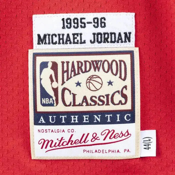 Maillot NBA Michael Jordan Chicago Bulls Rouge '95 Mitchell & Ness - Édition Finals YamaBasketball