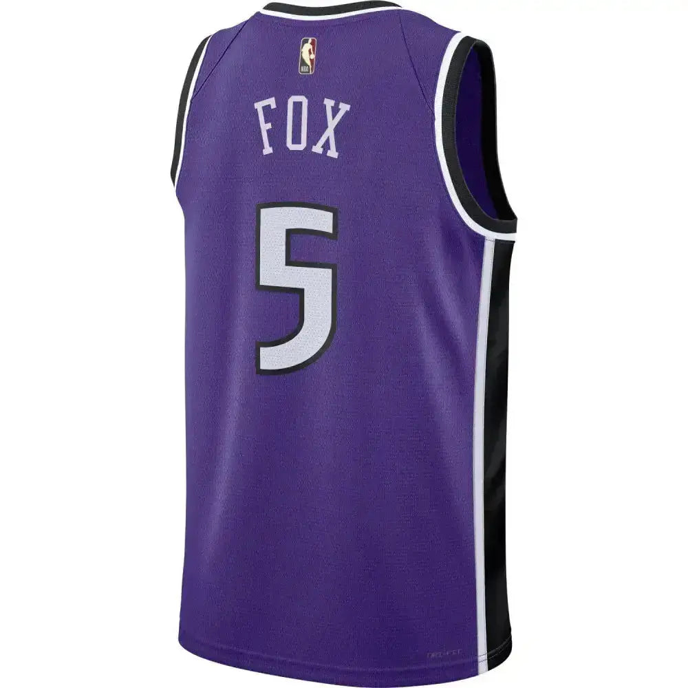 Maillot NBA Sacramento Kings De'Aaron Fox Swingman Hardwood Classics 2024/25 "Violet" - Édition Nike YamaBasketball