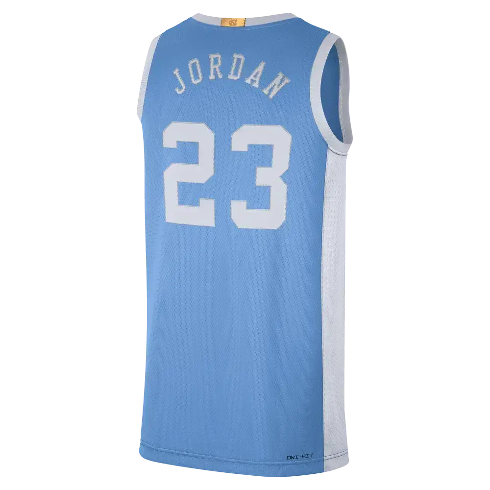 Maillot NCAA Michael Jordan University of North Carolina Bleu Nike - Édition Limitée Domicile YamaBasketball
