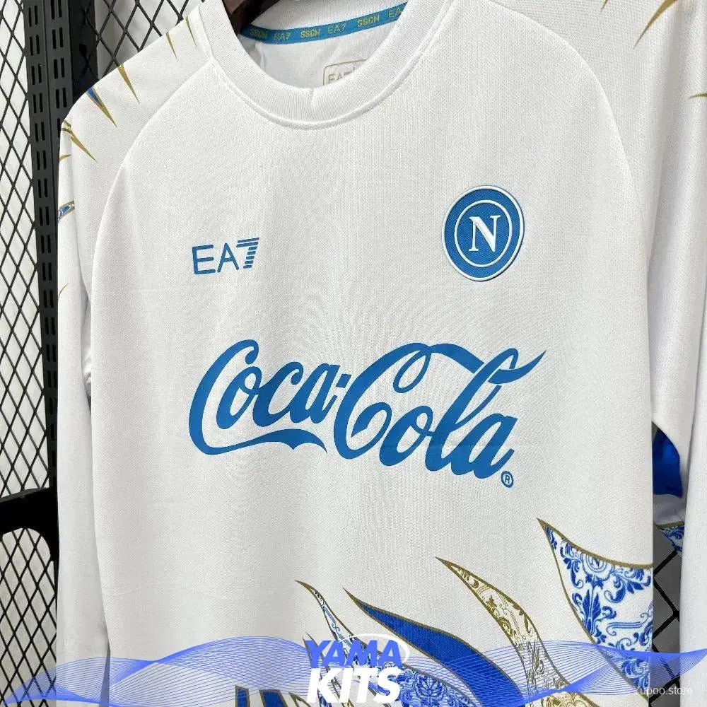Maillot Napoli Pré-Match Manches Longues 2025/2026 Classic Shirtss