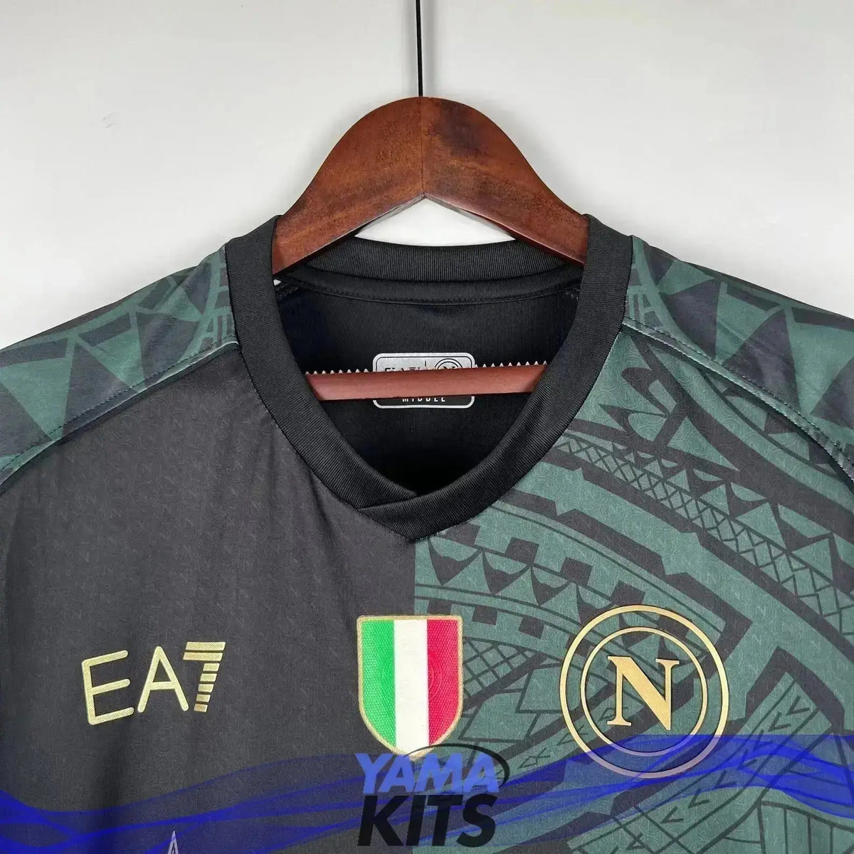 Maillot Napoli Third « noir » 2024/2025 YamaKits Foot
