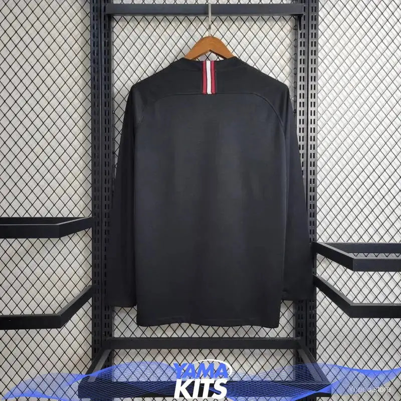 Maillot PSG Noir Manches Longues 2018/2019 Classic Shirtss