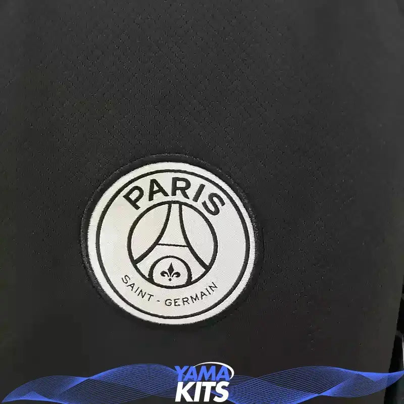 Maillot Paris SG concept "Jordan, noir" 2025/2026 YamaKits Foot