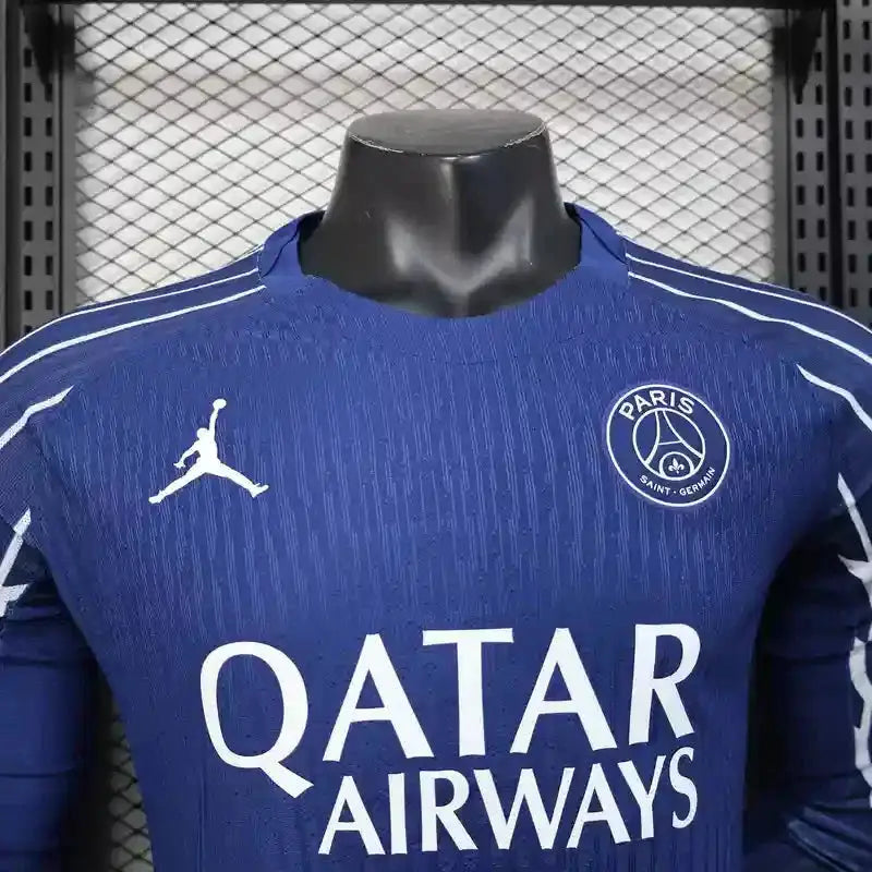 Maillot Paris SG third "Jordan, bleu" 2024/2025 Manches longues YamaKits Foot