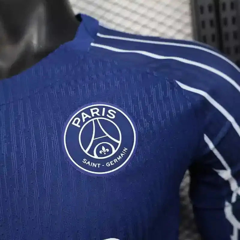Maillot Paris SG third "Jordan, bleu" 2024/2025 Manches longues YamaKits Foot