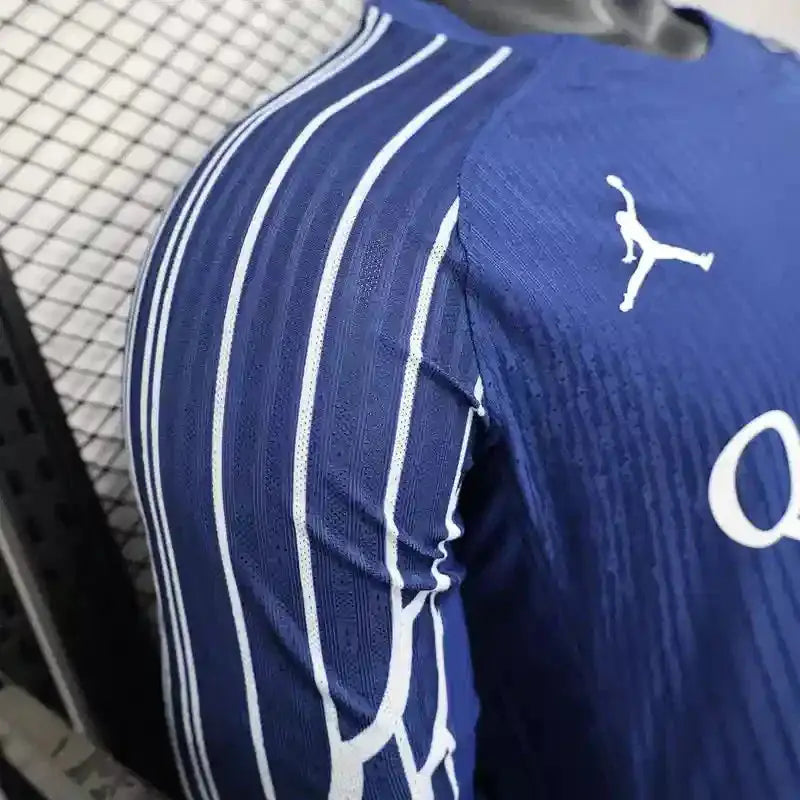Maillot Paris SG third "Jordan, bleu" 2024/2025 Manches longues YamaKits Foot