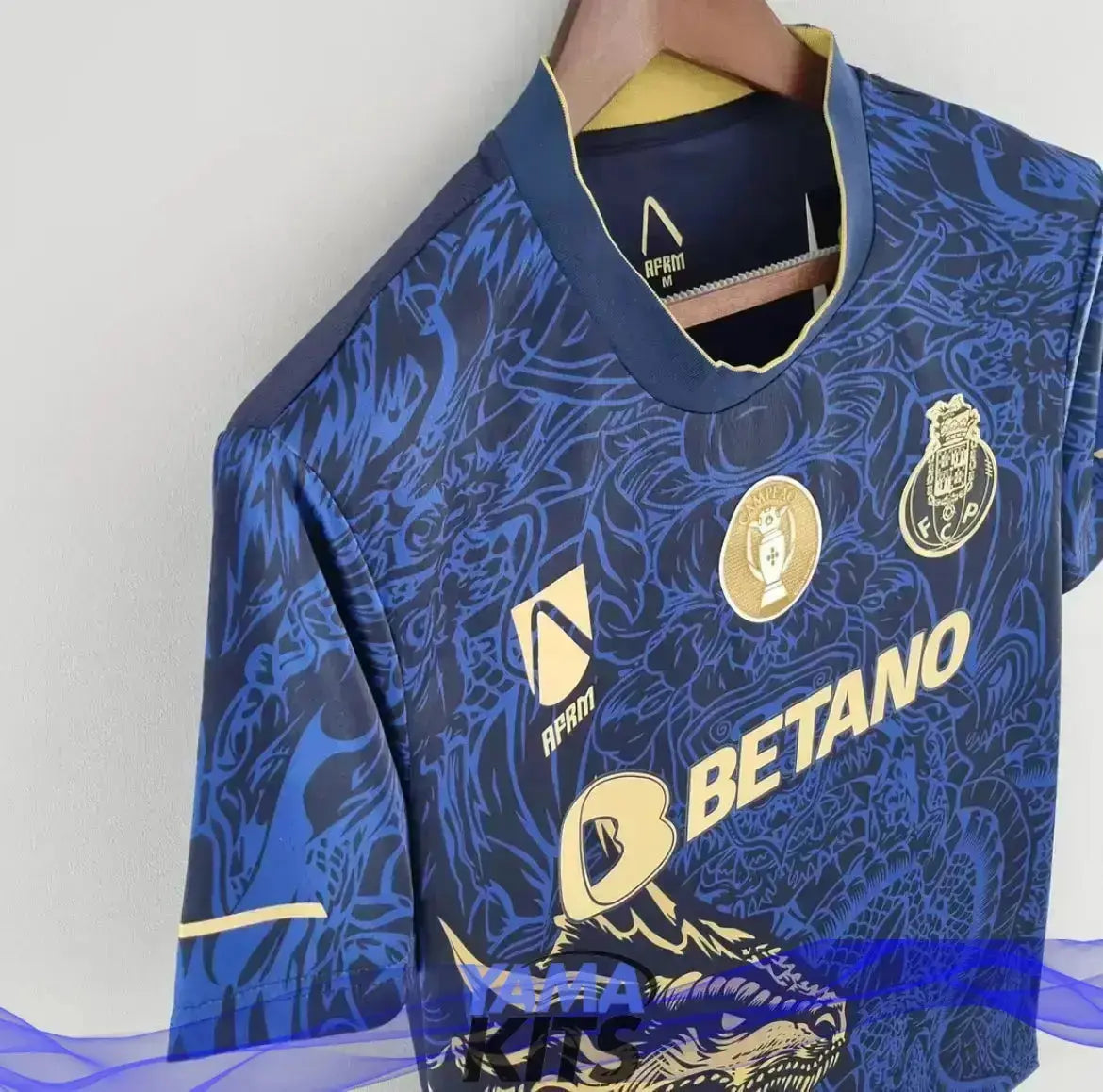 Maillot Porto concept "Dragon Bleu" 2022/2023 YamaKits Foot
