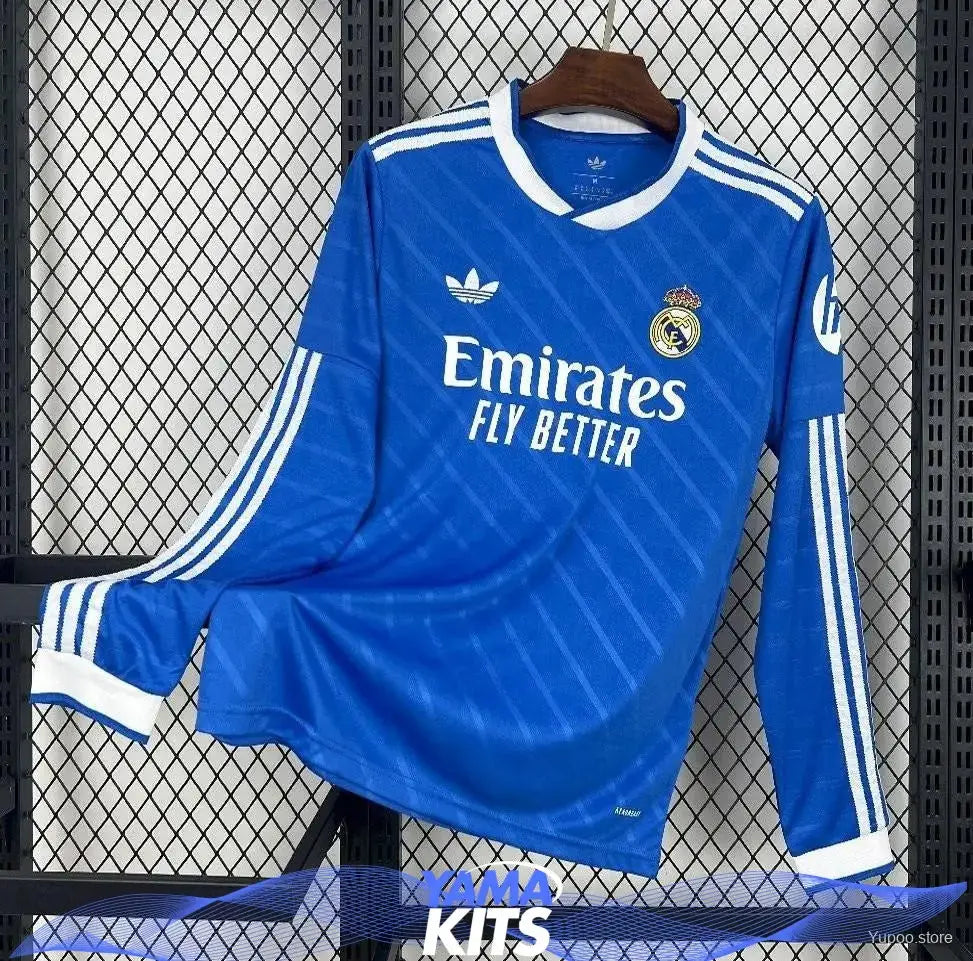 Maillot Real Madrid Third Manches Longues 2025/2026 Classic Shirtss