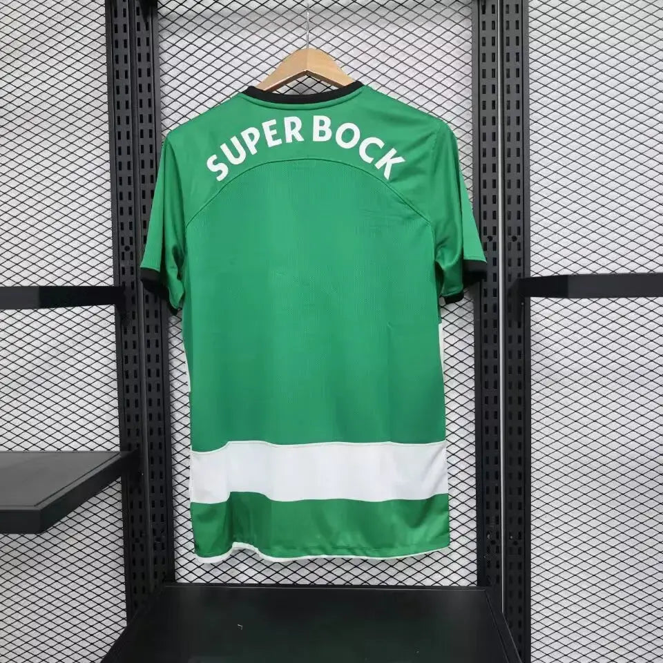 Maillot Sporting Domicile "Vert,blanc" 2023/2024 YamaKits Foot