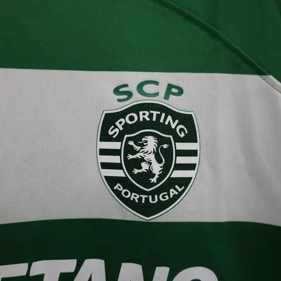 Maillot Sporting Domicile "Vert,blanc" 2023/2024 YamaKits Foot
