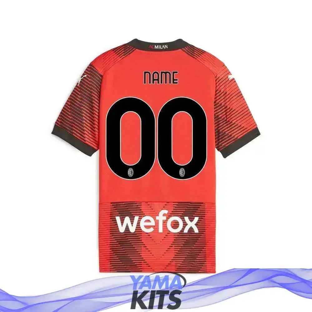 Maillot de l’AC Milan extérieur « rouge » 2023/2024 YamaKits Foot
