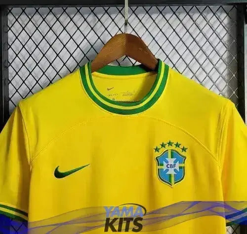 Maillot du Brésil/Brazil concept « Jaune » 2022/2023 YamaKits Foot