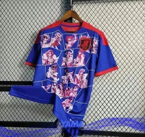 Maillot du Japon Anime Saints Blue 2023/2024 YamaKits Foot