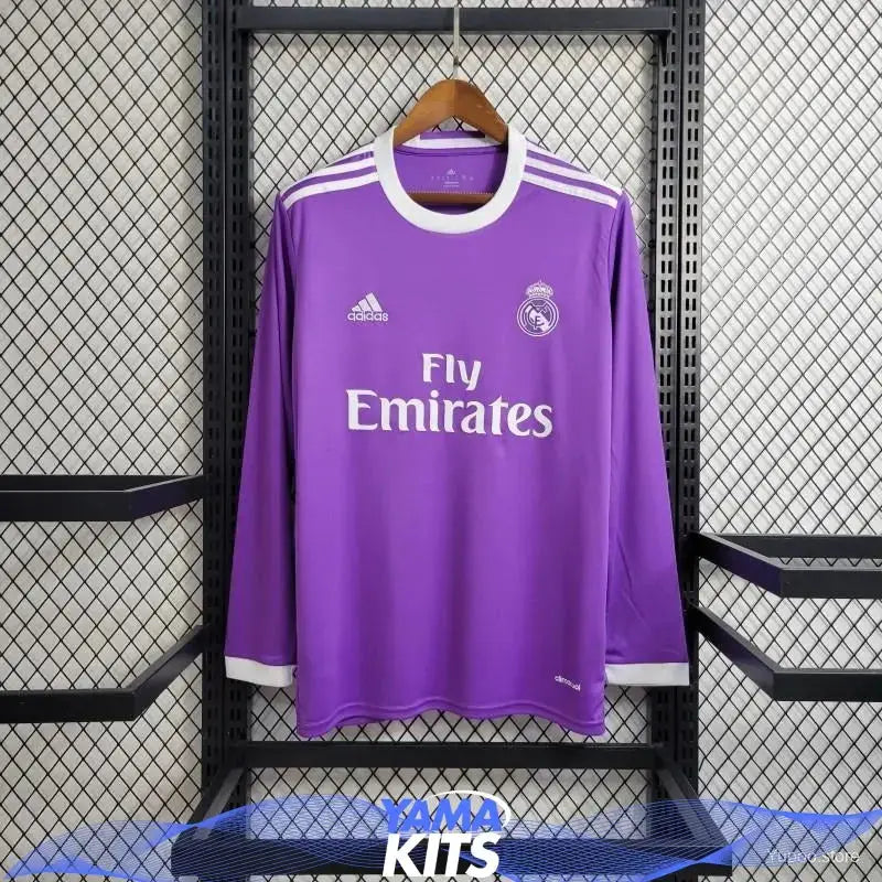 Real Madrid Away Long Sleeve 2016/17 Classic Shirtss