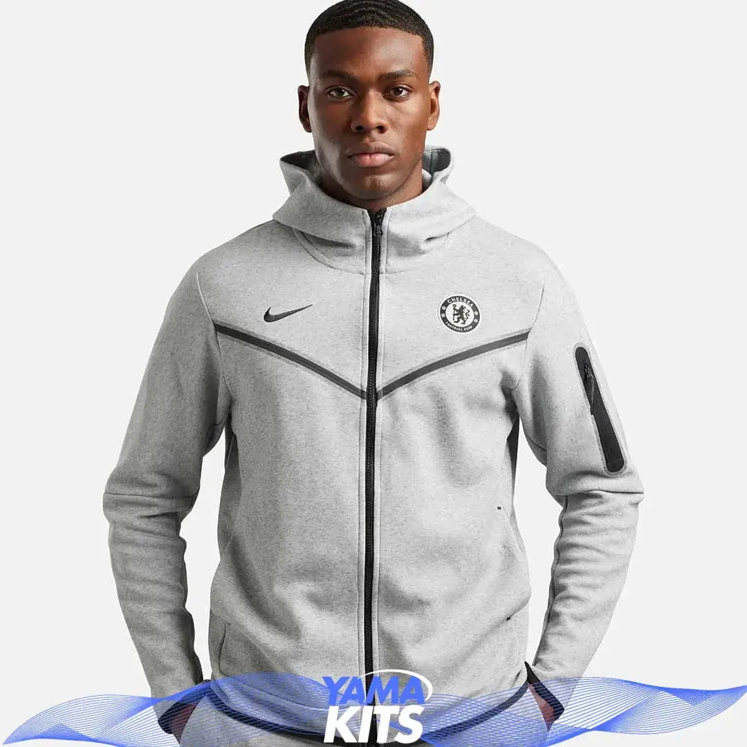 Veste Chelsea nike tech "Gris" fleece 2024/2025 nike tech