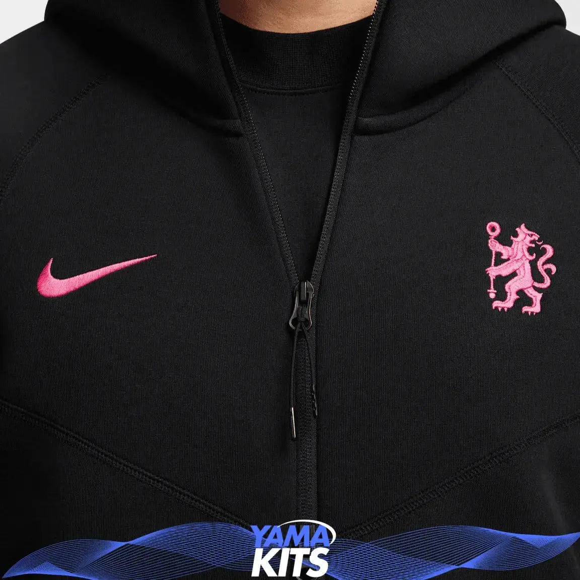 Veste Chelsea tech nike "Noir" fleece 2024/2025 nike tech
