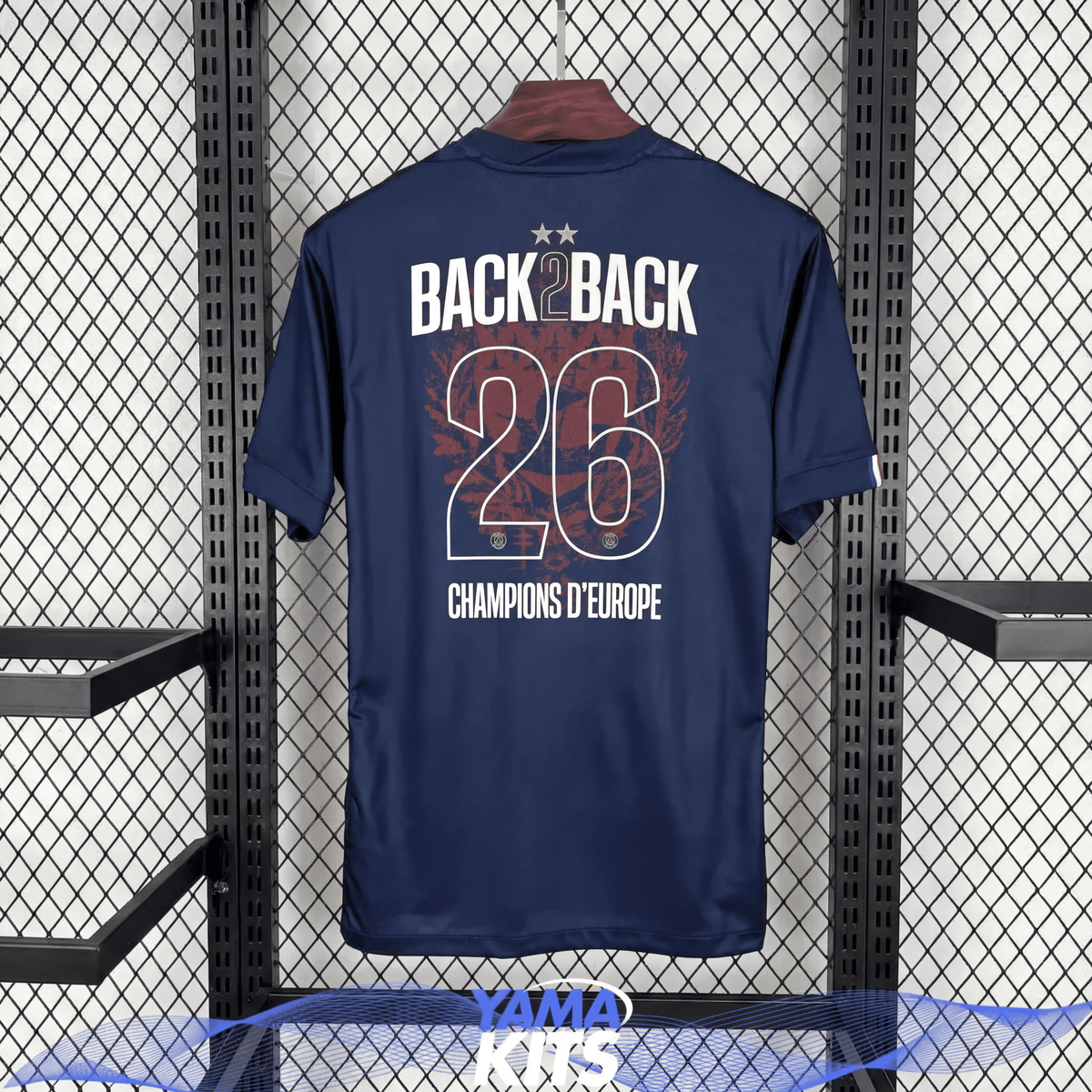 Maillot Paris SG 2 Étoiles "BACK TO BACK" Domicile 2025/2026 Yamakits