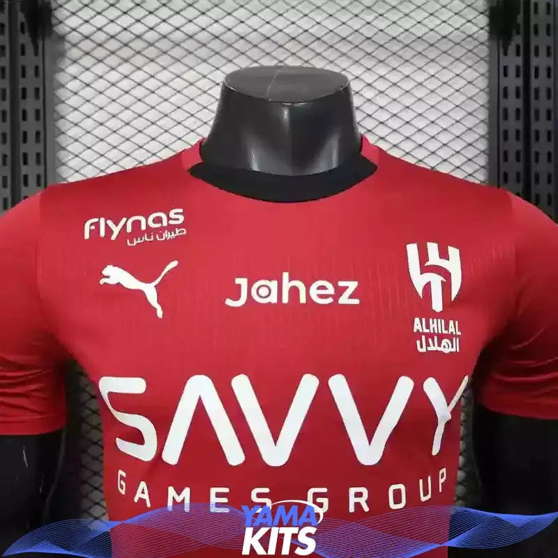 MAILLOT AL-HILAL CONCEPT "Rouge" 2025/2026 Version Player YamaKits Foot