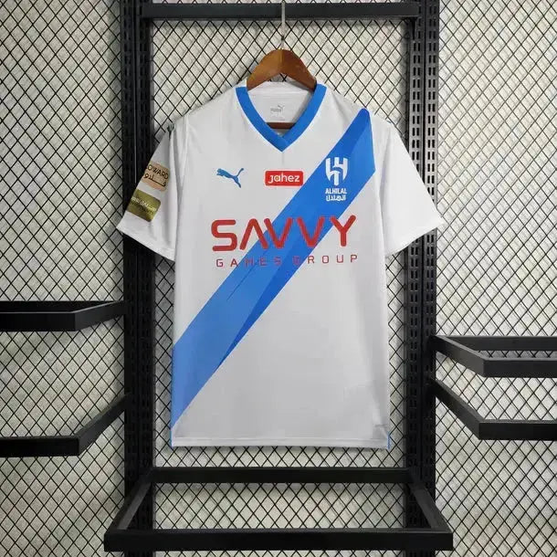 MAILLOT AL HILAL FC THIRD "Blanc,Bleu" 2023/2024 YamaKits Foot