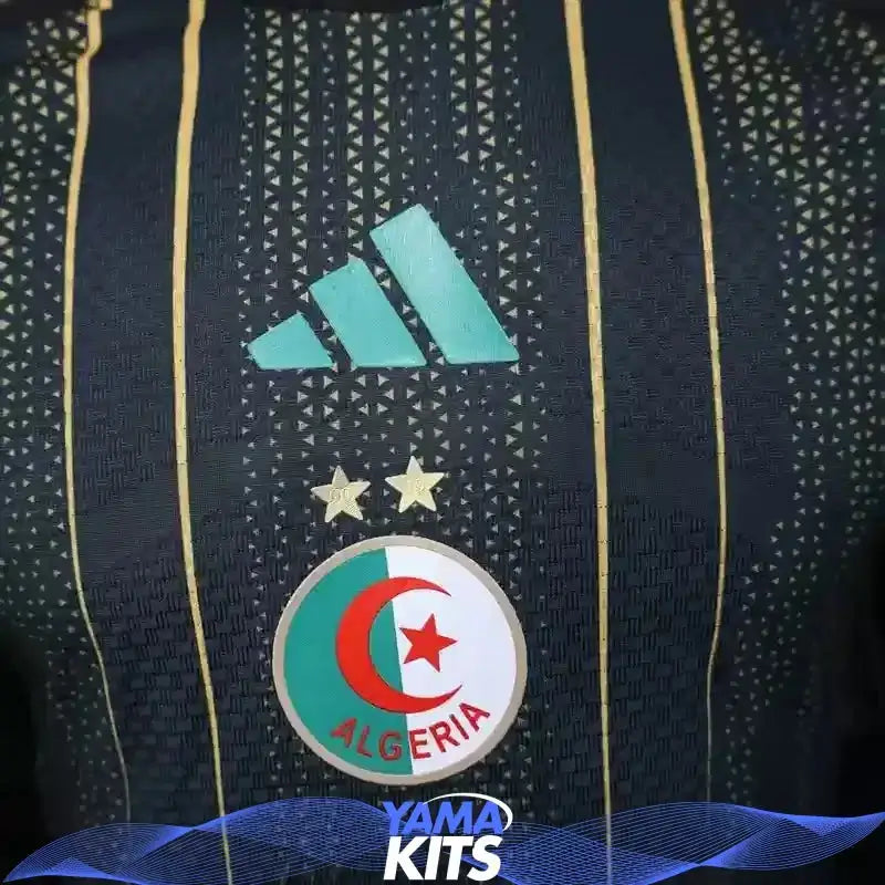 MAILLOT ALGERIE CONCEPT "Noir" 2026/2027 Version Player YamaKits Foot