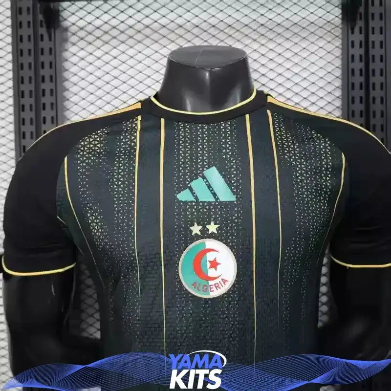 MAILLOT ALGERIE CONCEPT "Noir" 2026/2027 Version Player YamaKits Foot