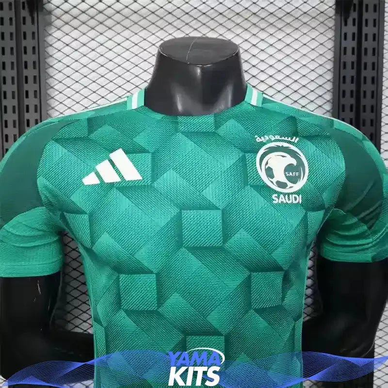 MAILLOT ARABIE SAOUDITE DOMICILE 2025/2026 Version Player YamaKits Foot